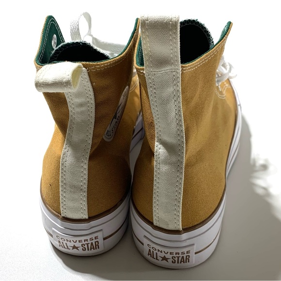 Converse You Custom Chuck Taylor Yellow Mustard High Size Mens 9 - Picture 5 of 6